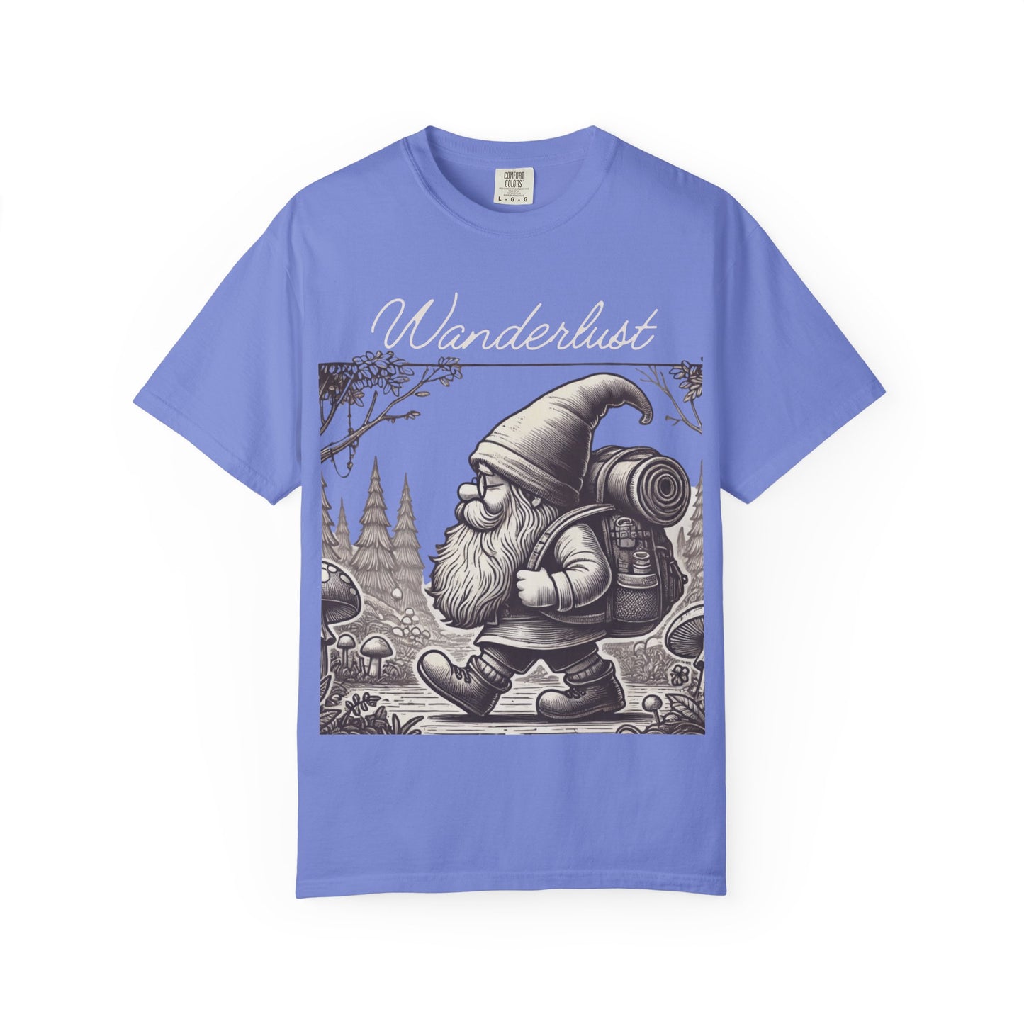 Wanderlust Gnome | Vintage Comfy Cotton Tee