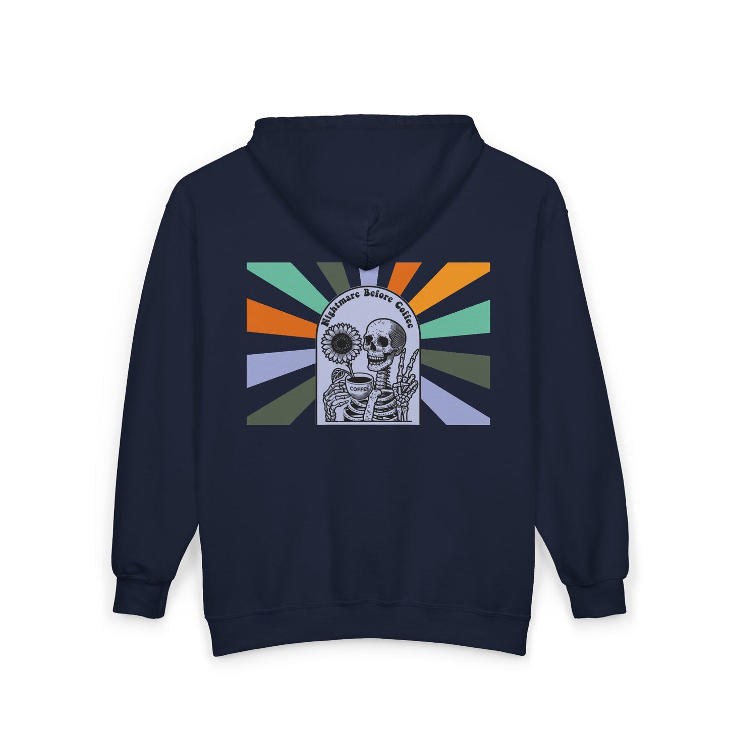 Nightmare Before Coffee | Unisex Full Zip Hooded Jacket