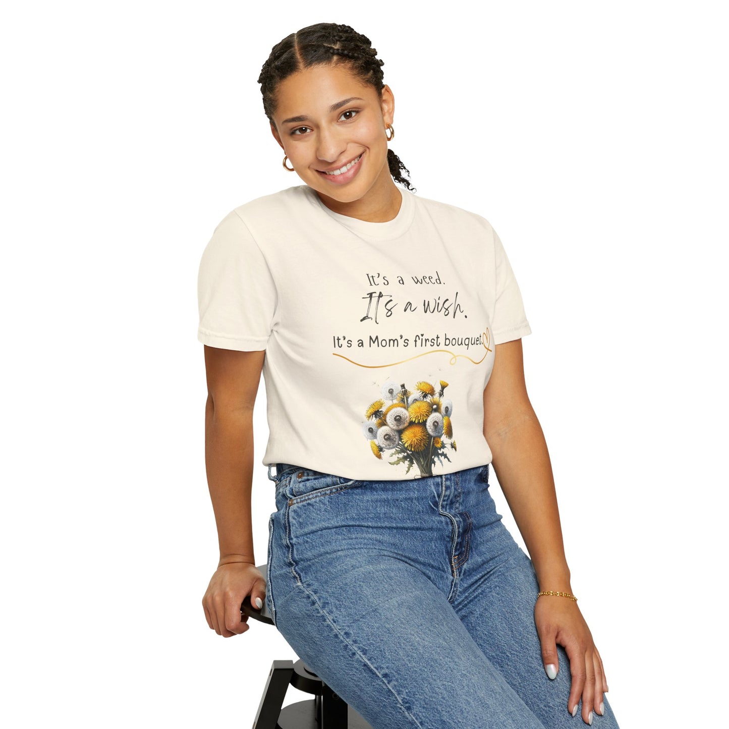 Mother's Day Bouquet | Vintage Comfy Cotton Tee | Perfect for Mother's Day & Everyday Wear