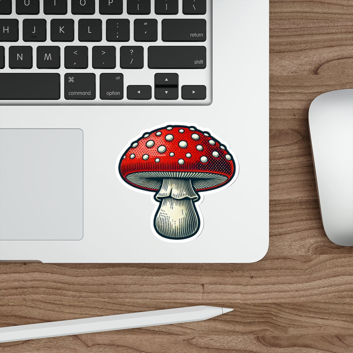 Amanita Mushroom | Retro-Vintage Sticker