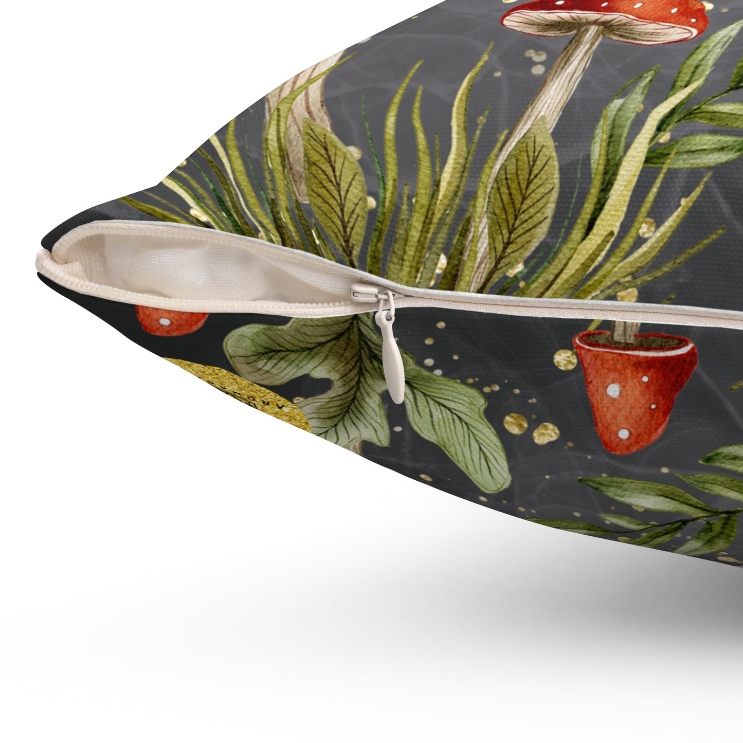 Mushroom & Moss Magic | Accent Pillow