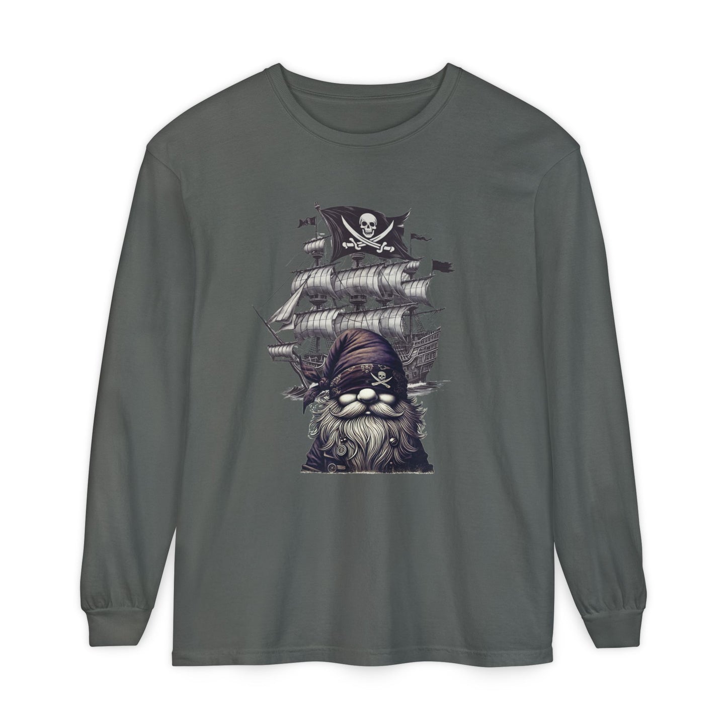 Pirate Energy | Unisex Garment-dyed Long Sleeve Shirt