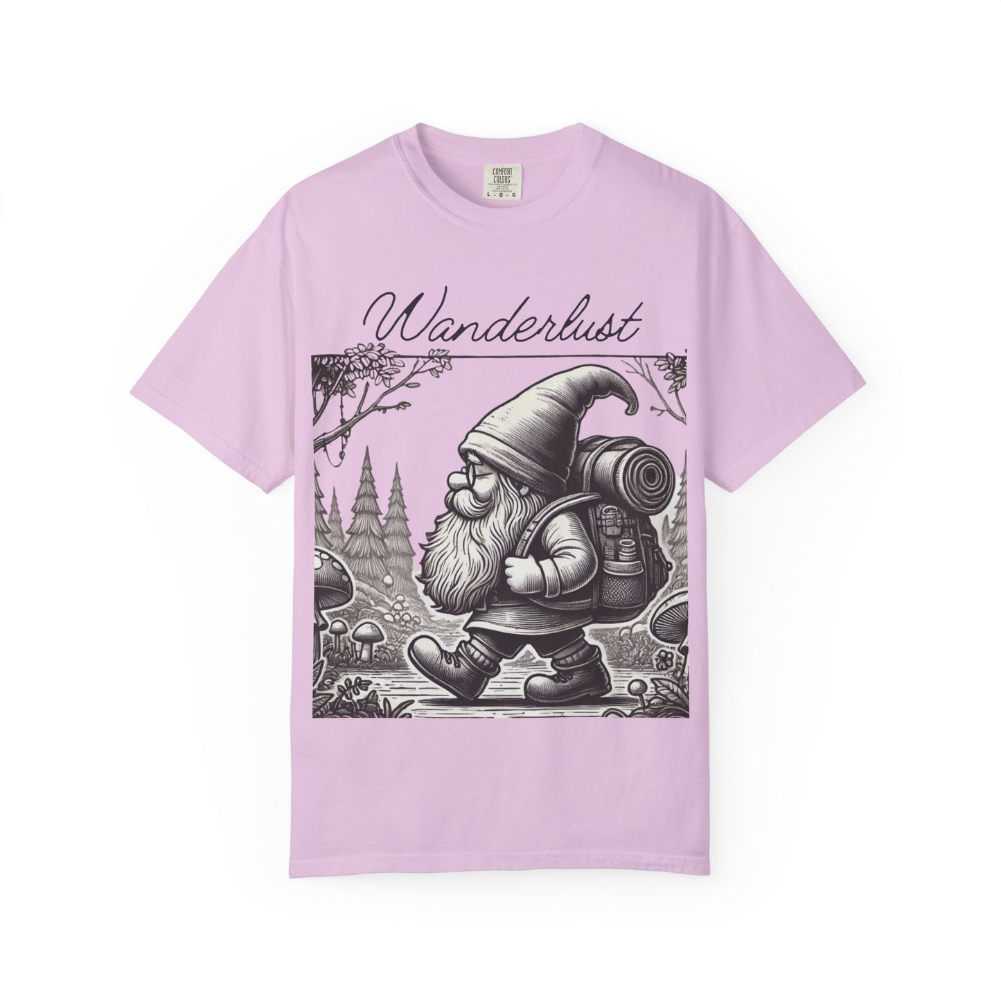 Wanderlust Gnome | Vintage Comfy Cotton Tee