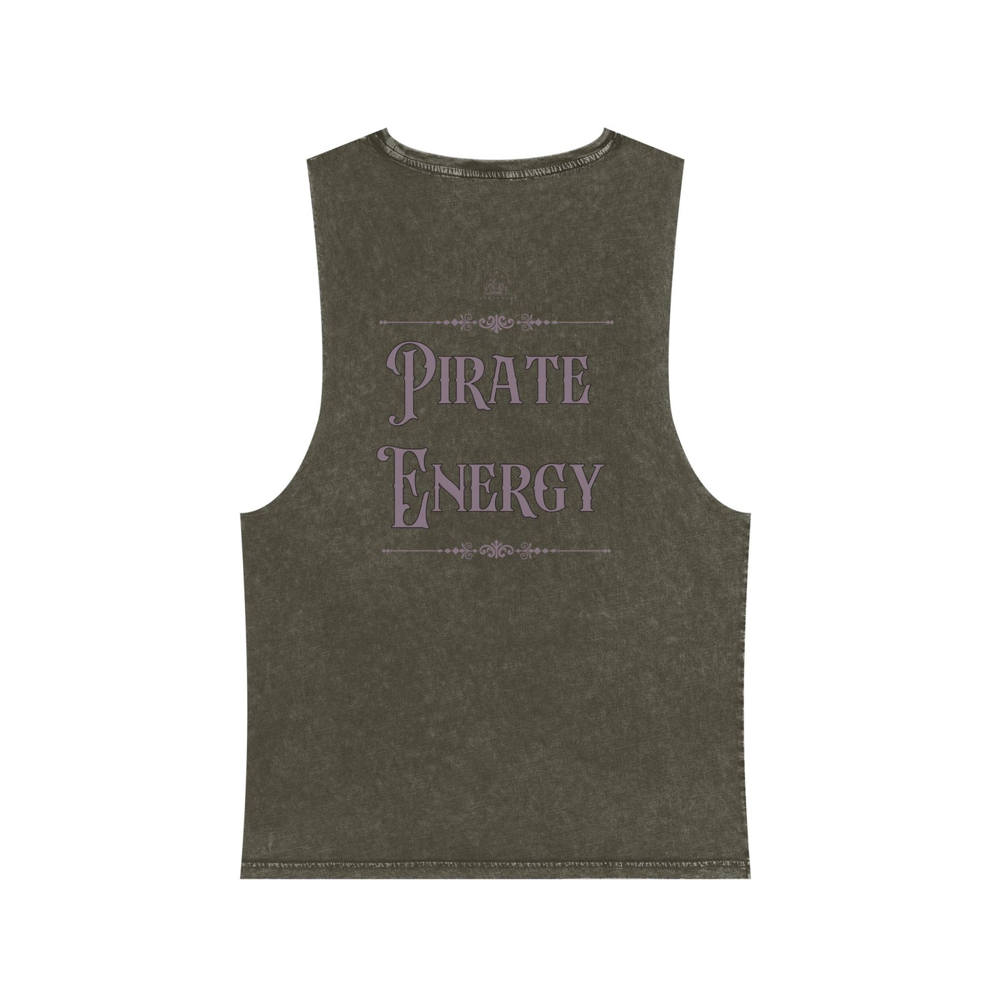 Vintage Pirate Energy | Unisex Stonewash Tank Top