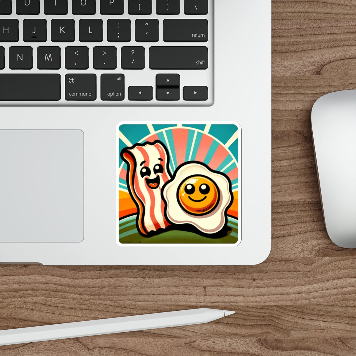 Bacon & Egg Besties | Retro Sticker