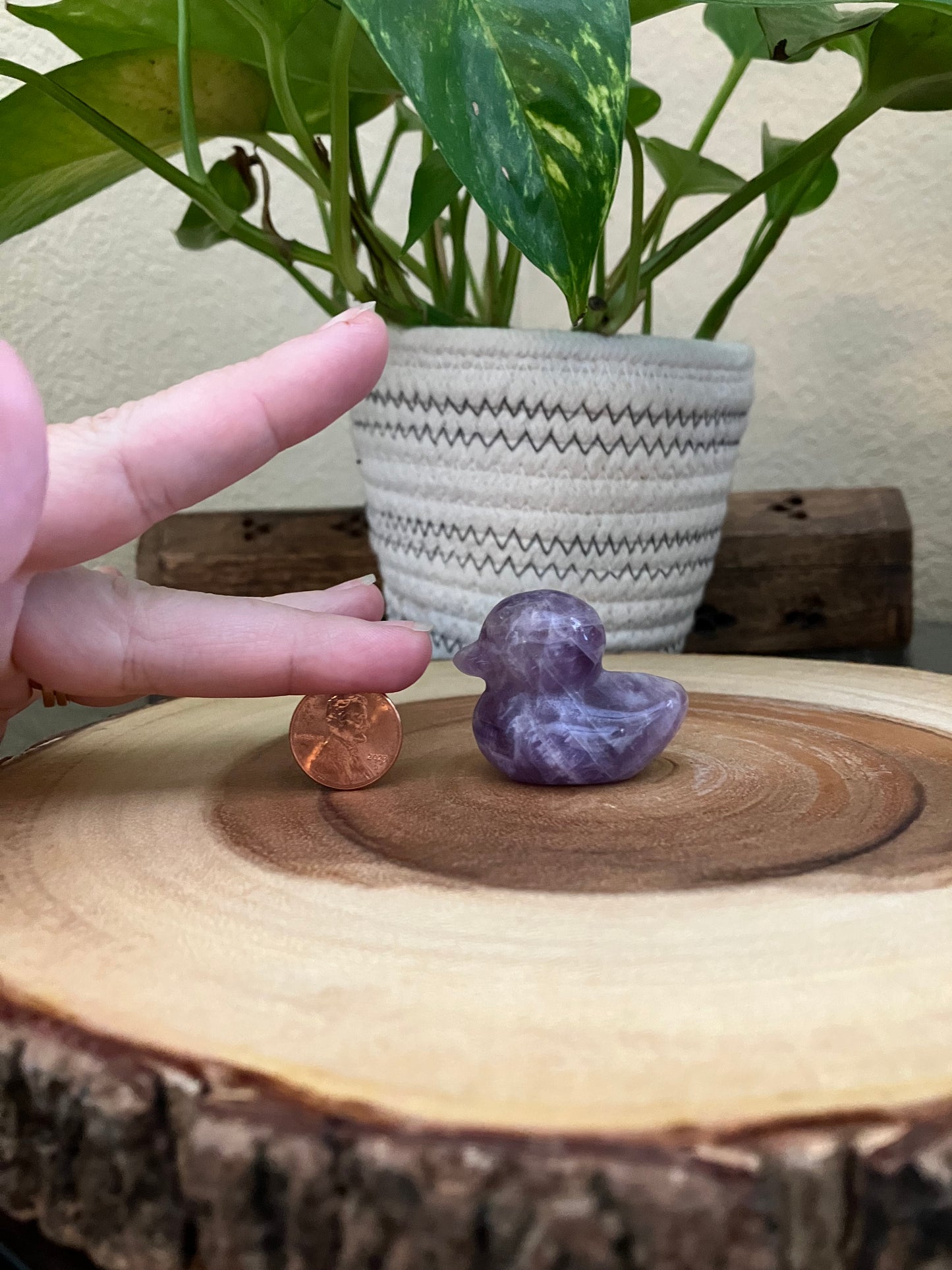 Crystal Duck Carvings | Looks like a rubber duck!