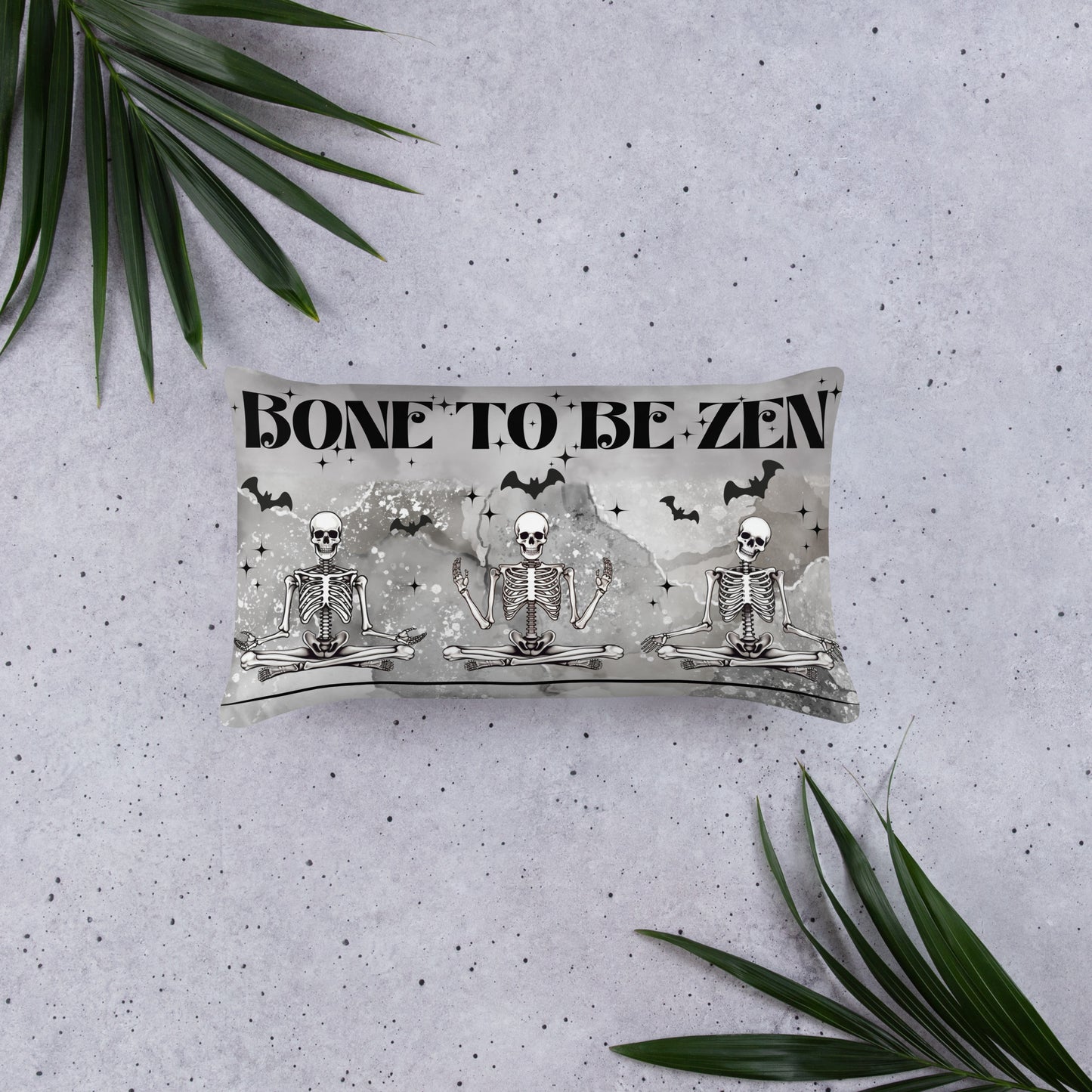 Bone To Be Zen | Seasonal Decorative Pillow