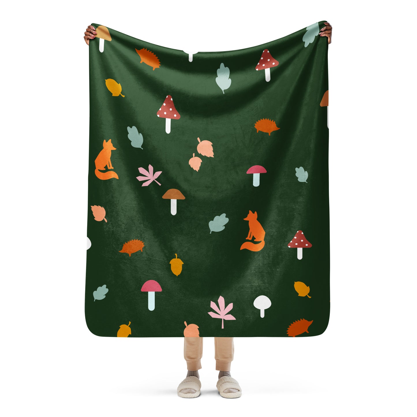 Cozy Forest | Sherpa Blanket