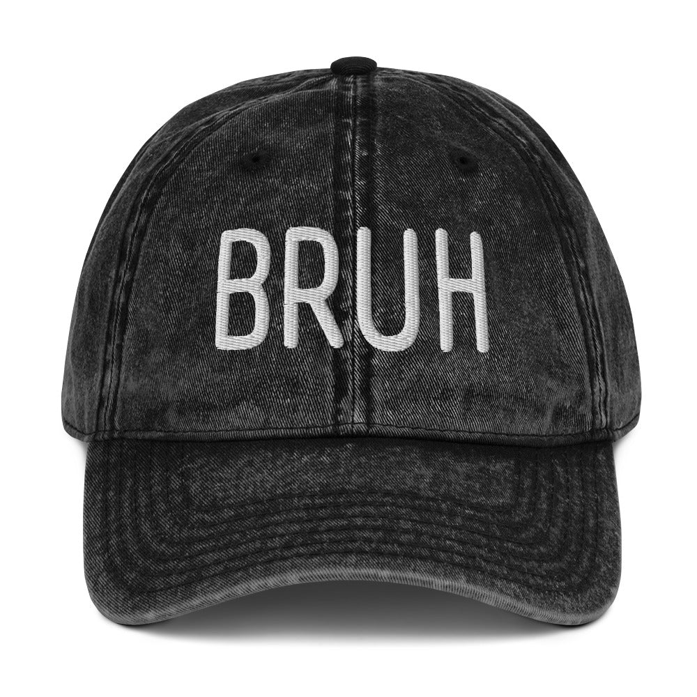 BRUH | Vintage Embroidered Cap