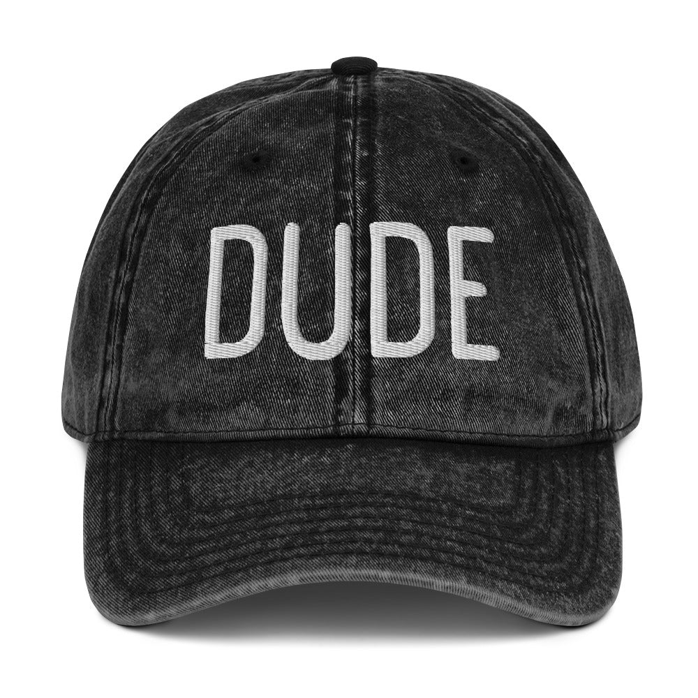 DUDE | Vintage Embroidered Cap