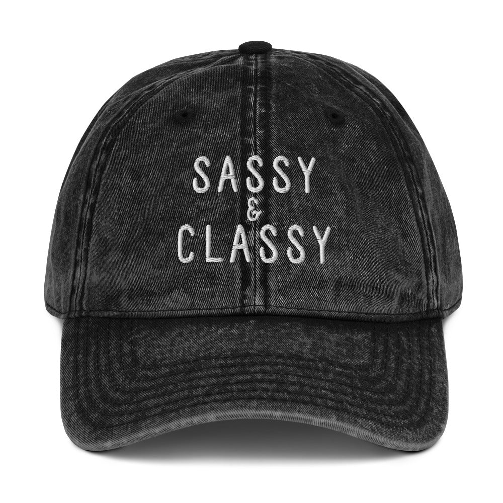 Sassy & Classy | Vintage Embroidered Cap