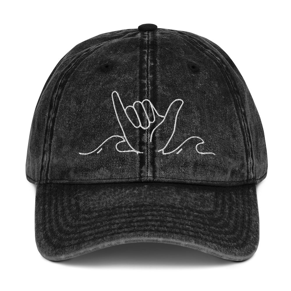 Surf's Up Shaka | Vintage Embroidered Cap
