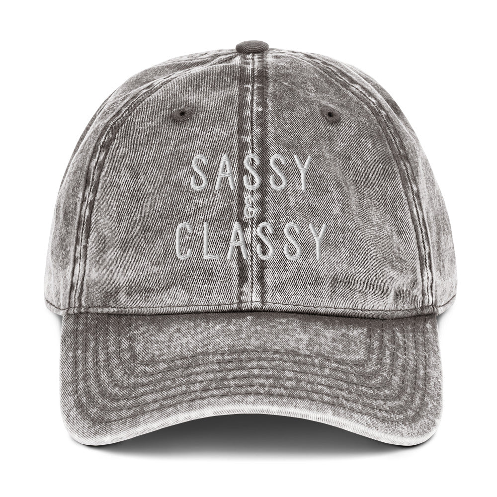 Sassy & Classy | Vintage Embroidered Cap