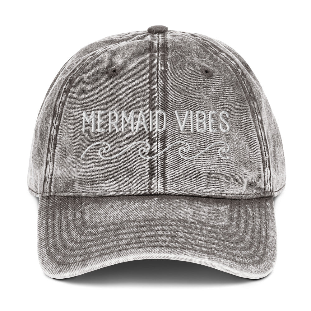 Mermaid Vibes | Vintage Embroidered Cap