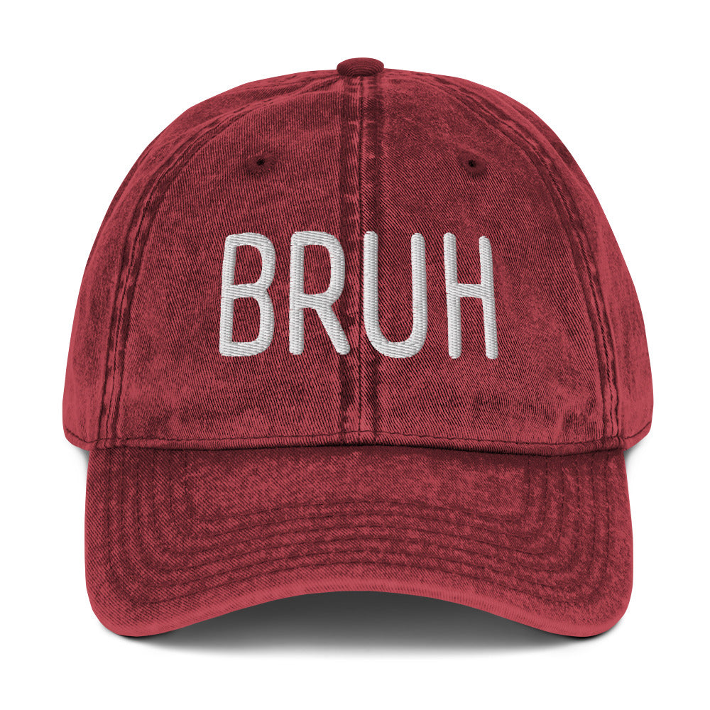 BRUH | Vintage Embroidered Cap
