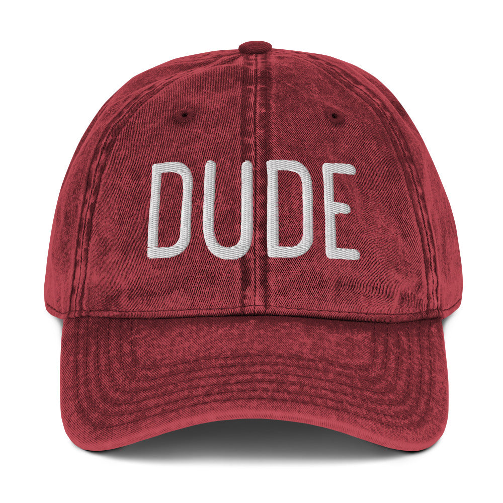 DUDE | Vintage Embroidered Cap
