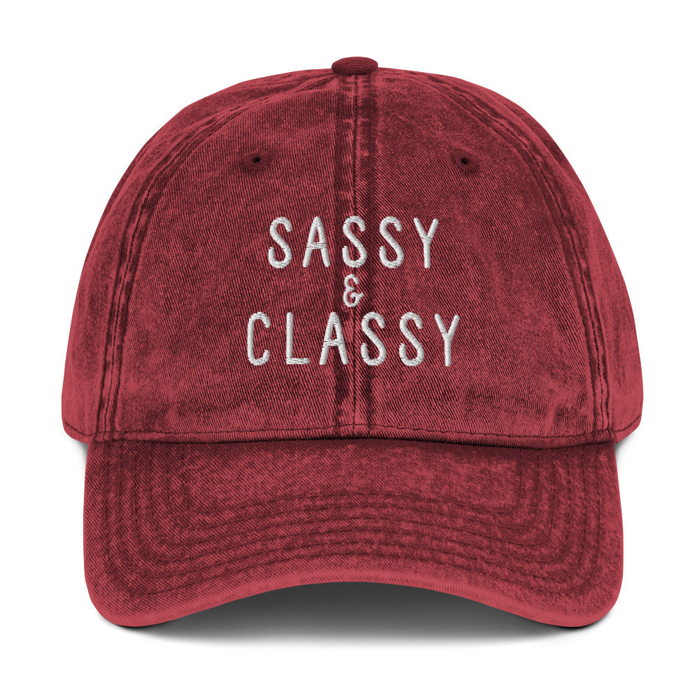 Sassy & Classy | Vintage Embroidered Cap