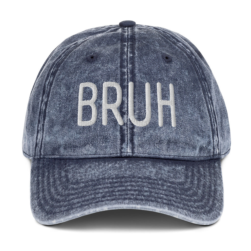 BRUH | Vintage Embroidered Cap