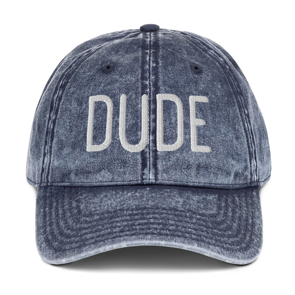 DUDE | Vintage Embroidered Cap