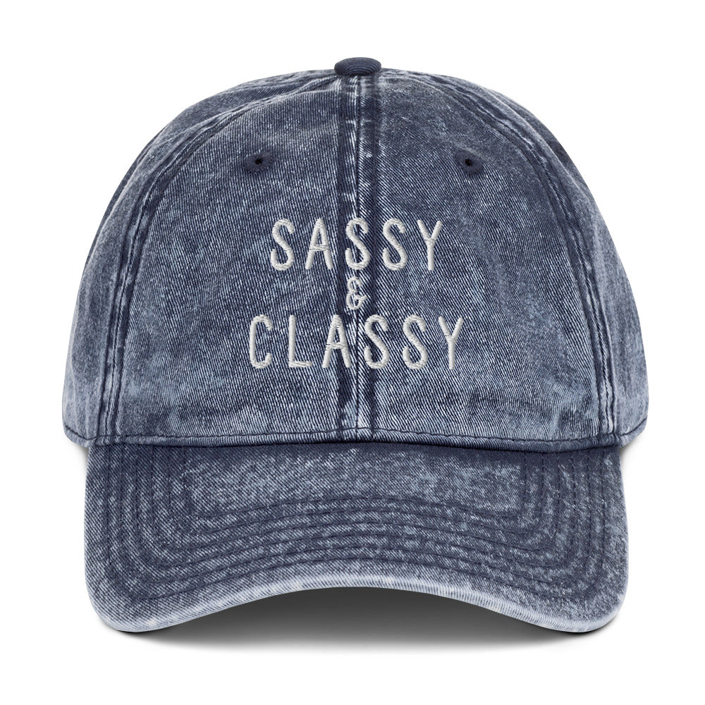 Sassy & Classy | Vintage Embroidered Cap