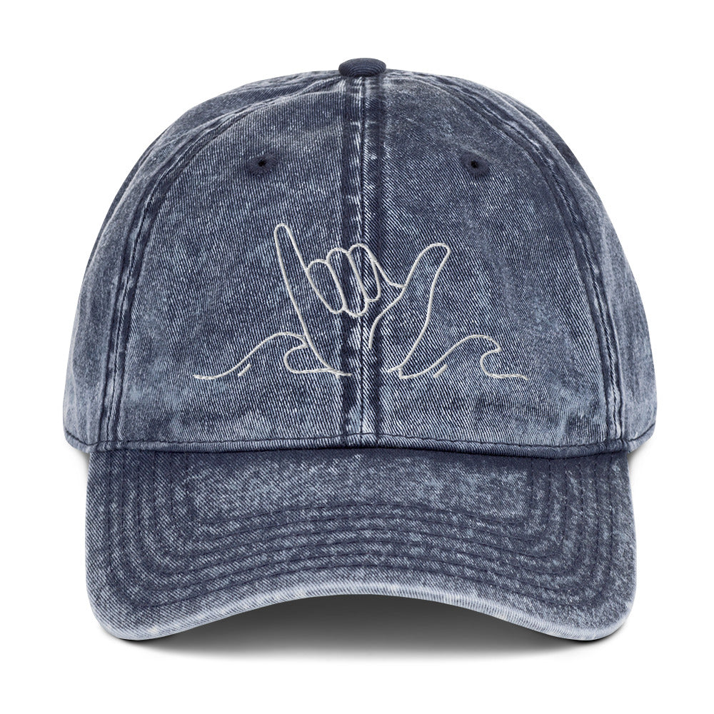 Surf's Up Shaka | Vintage Embroidered Cap
