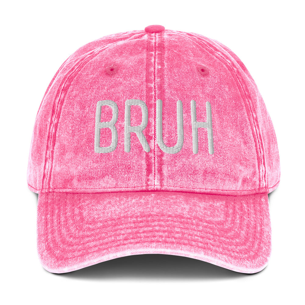 BRUH | Vintage Embroidered Cap