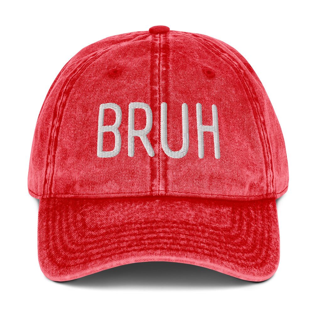 BRUH | Vintage Embroidered Cap