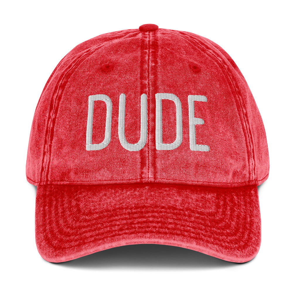 DUDE | Vintage Embroidered Cap