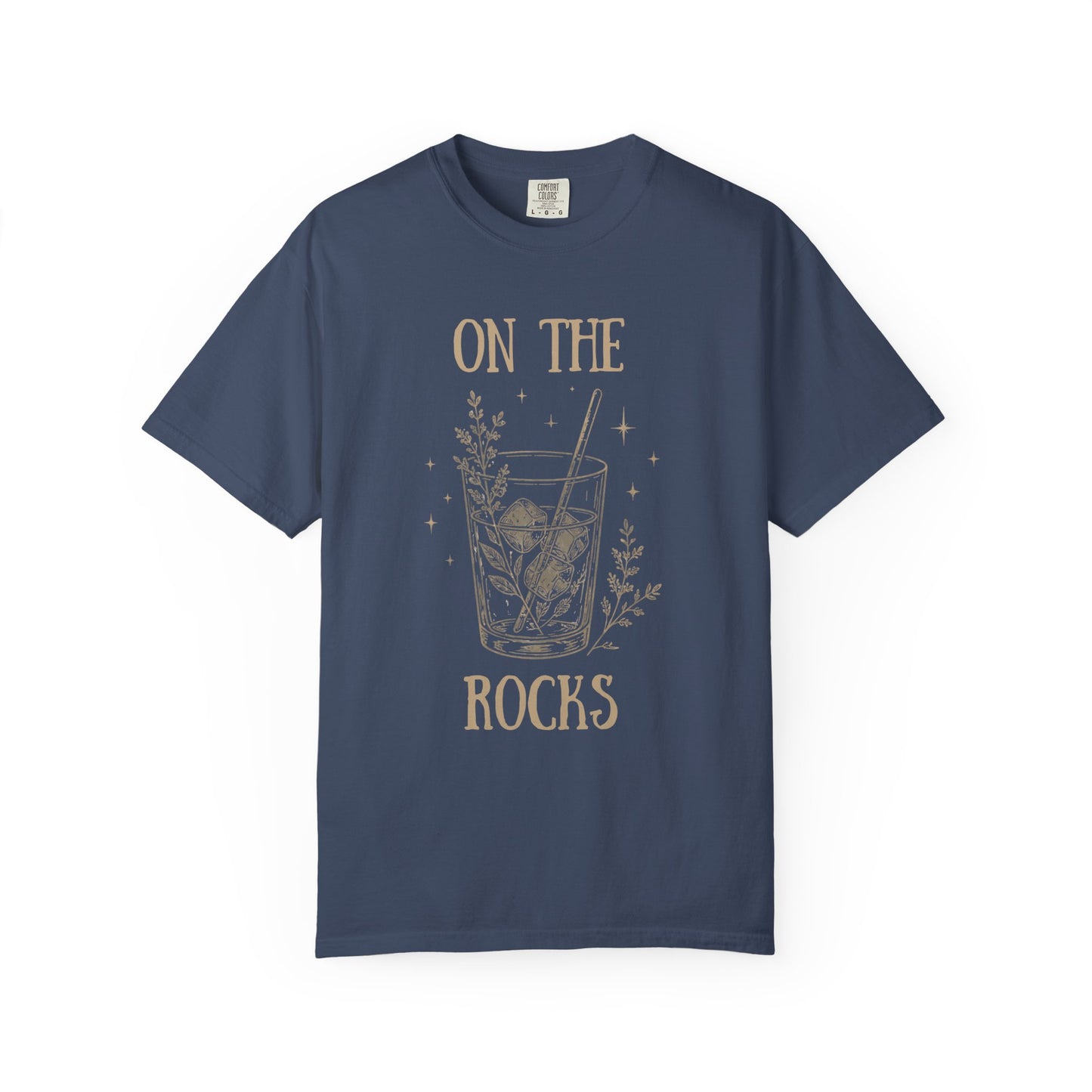 On The Rocks T-Shirt — Vintage Cocktail Graphic Tee