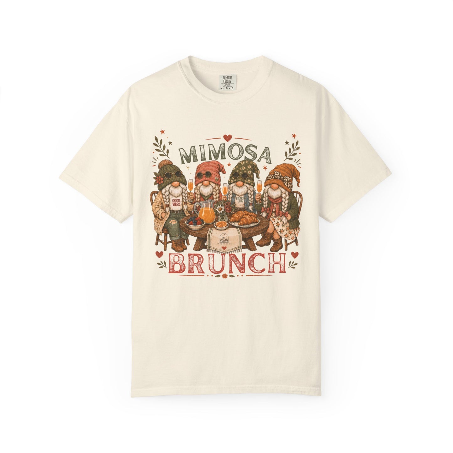 Mimosa Brunch | Hipster Gnome Ladies Brunching Graphic Tee