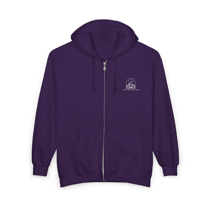Zip Hoodie — Screaming is Self-Care Graphic Zip-Up