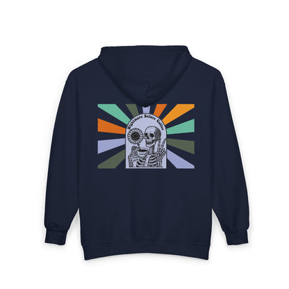 Nightmare Before Coffee | Unisex Full Zip Hooded Jacket