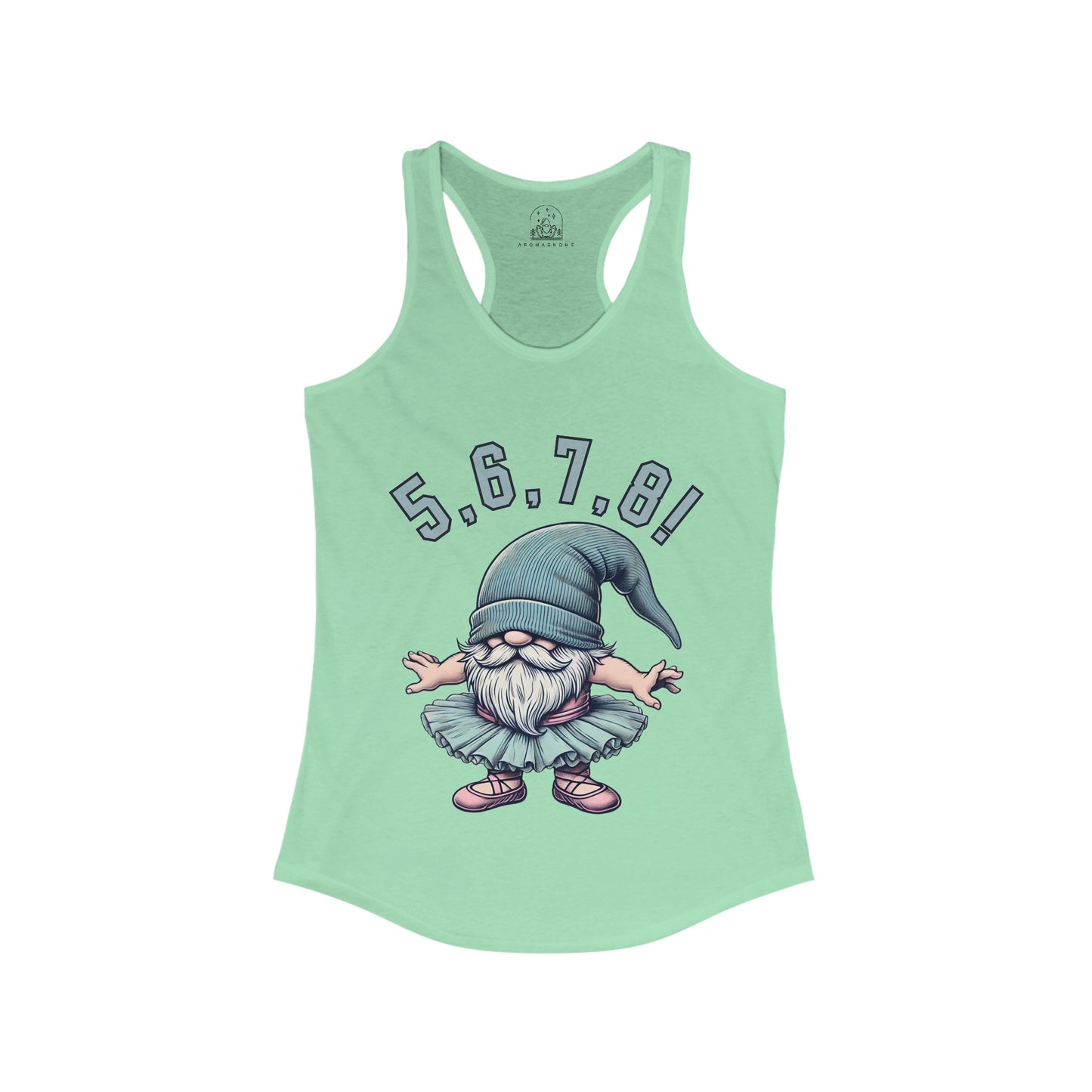 Ballet Gnome Dance Count | Women's Racerback Tank