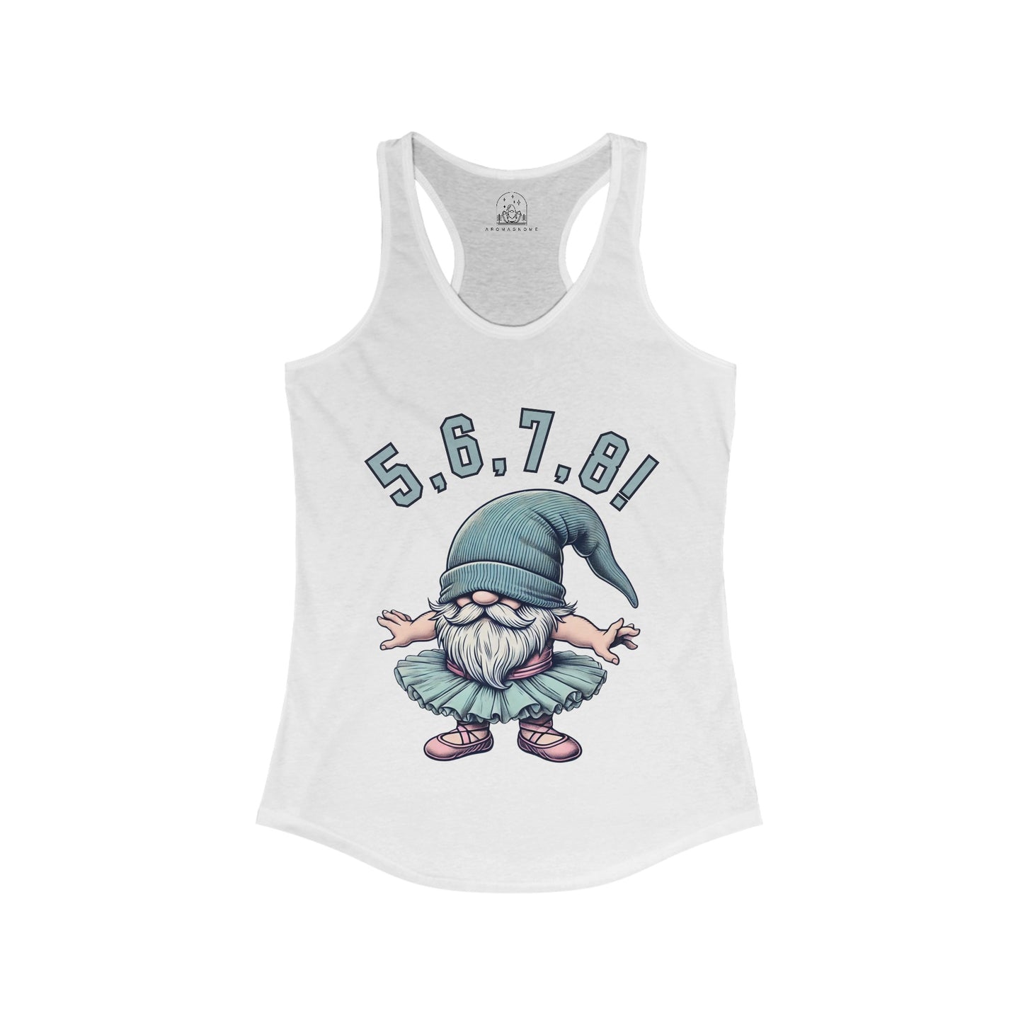 Ballet Gnome Dance Count | Women's Racerback Tank