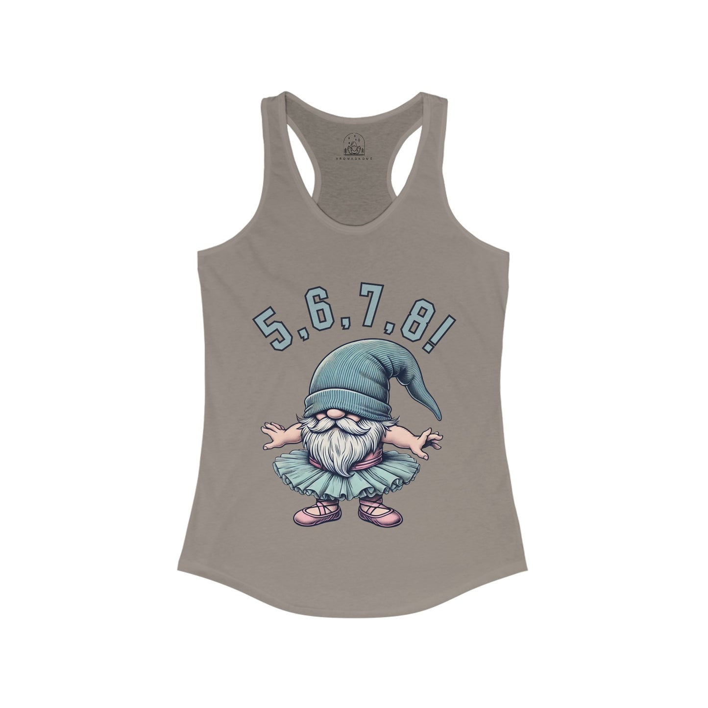 Ballet Gnome Dance Count | Women's Racerback Tank