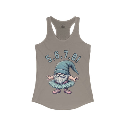 Ballet Gnome Dance Count | Women's Racerback Tank