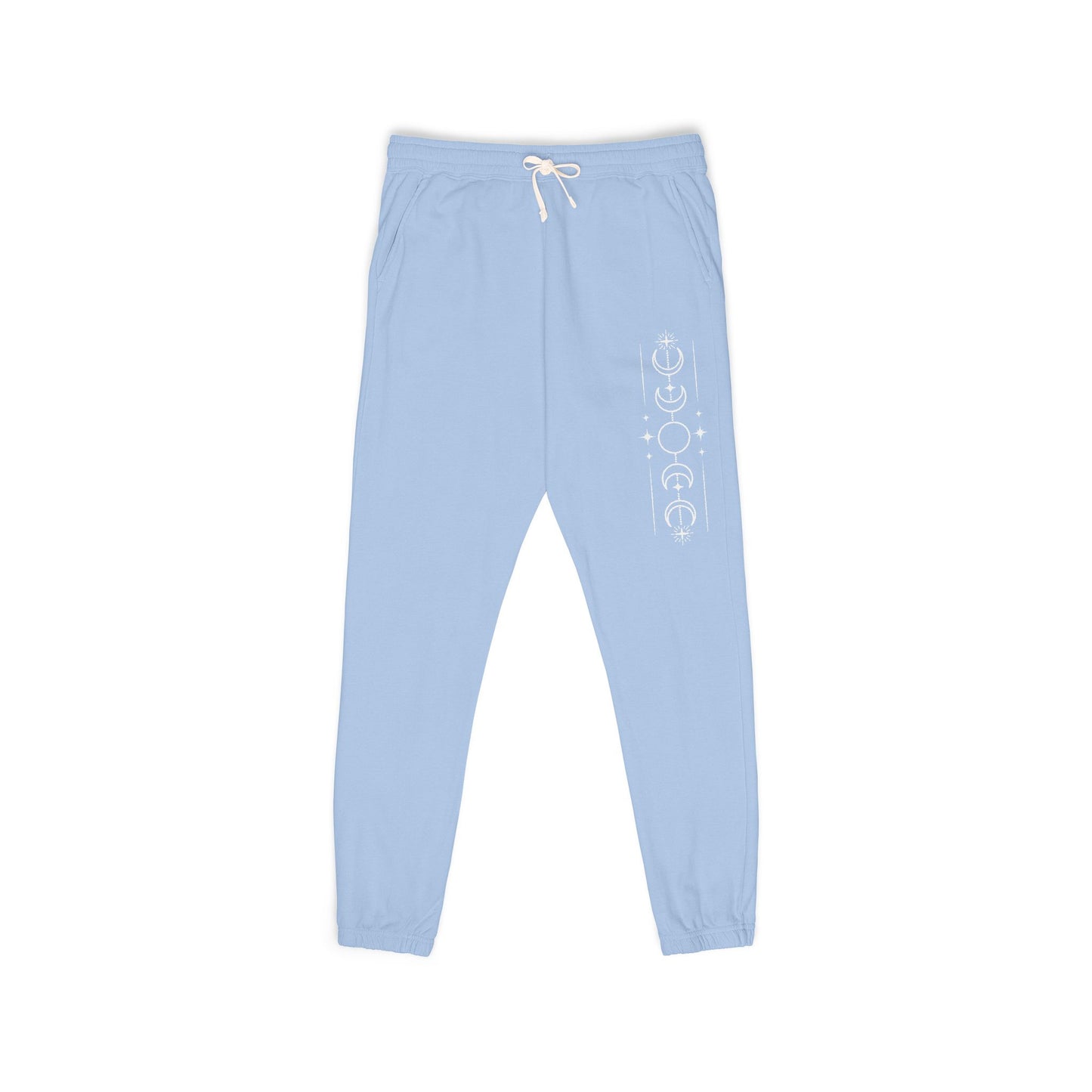 Lunar Phases | Premium Unisex Garment-Dyed Lightweight Fleece Sweatpants