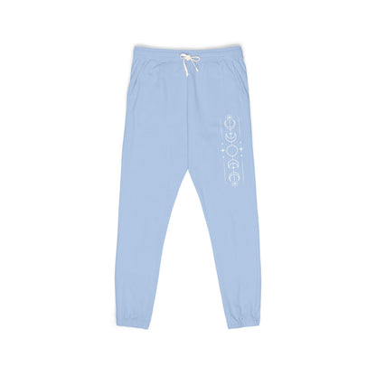 Lunar Phases | Premium Unisex Garment-Dyed Lightweight Fleece Sweatpants