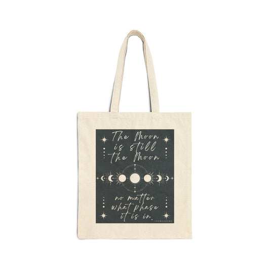 Lunar Phase | Cotton Canvas Tote Bag