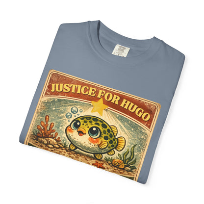 Justice For Hugo | Pea Puffer Fan T-Shirt |