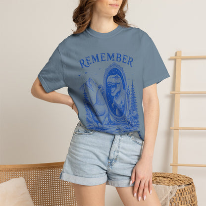 Dude Dino | Remember Who You Are Chicken & T-Rex Graphic Tee