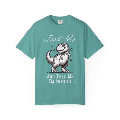 Feed Me & Tell Me I'm Pretty T-Rex | Vintage Comfy Cotton Tee
