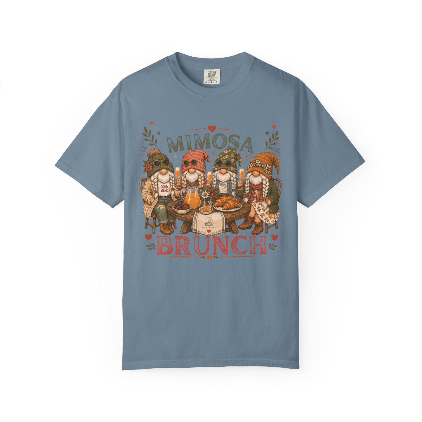 Mimosa Brunch | Hipster Gnome Ladies Brunching Graphic Tee