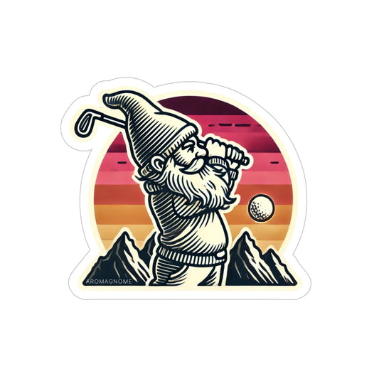 Golf Gnome | Retro- Vintage Sticker