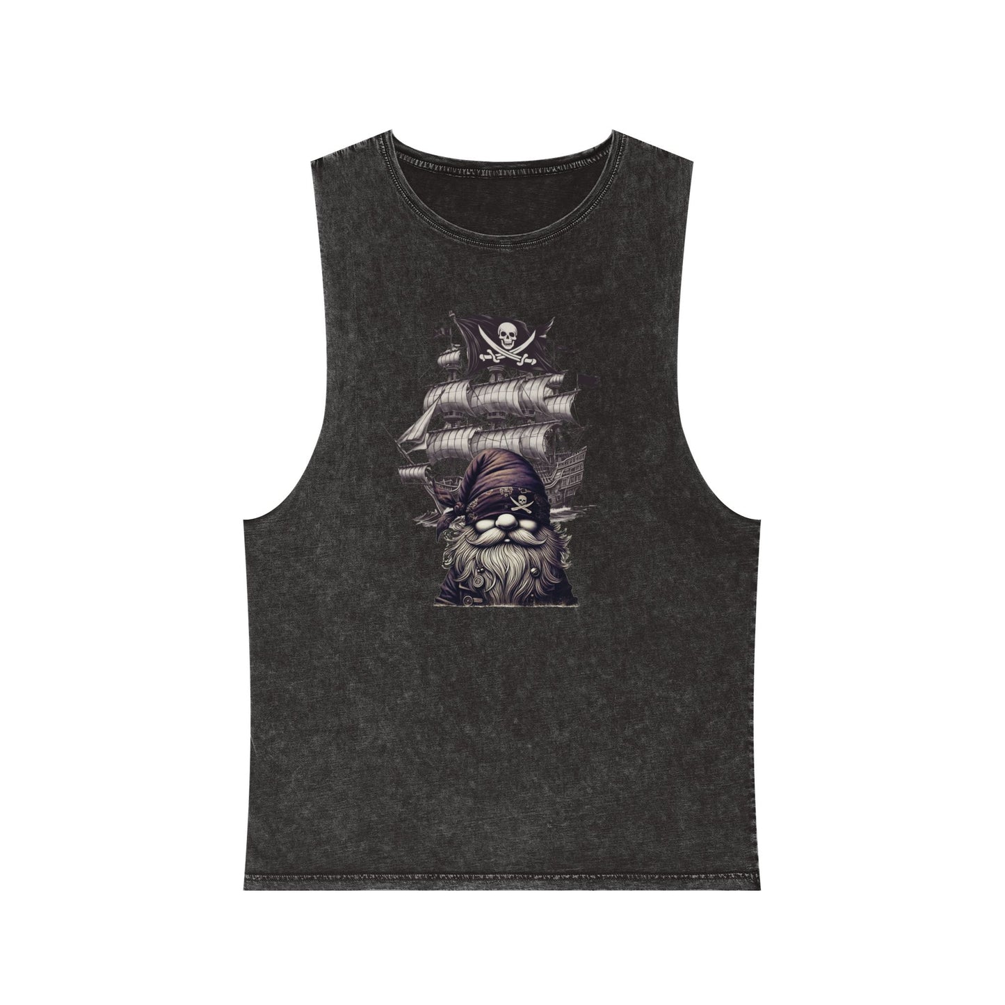 Vintage Pirate Energy | Unisex Stonewash Tank Top