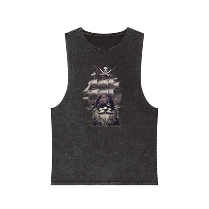 Vintage Pirate Energy | Unisex Stonewash Tank Top