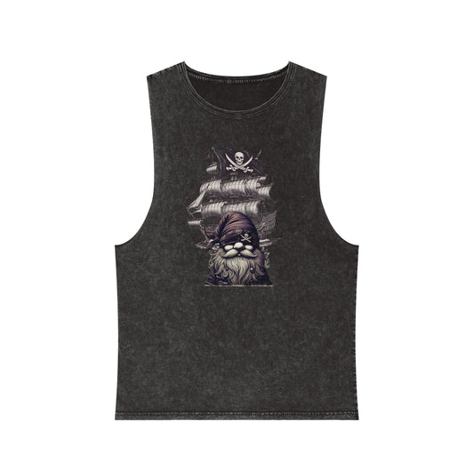 Vintage Pirate Energy | Unisex Stonewash Tank Top