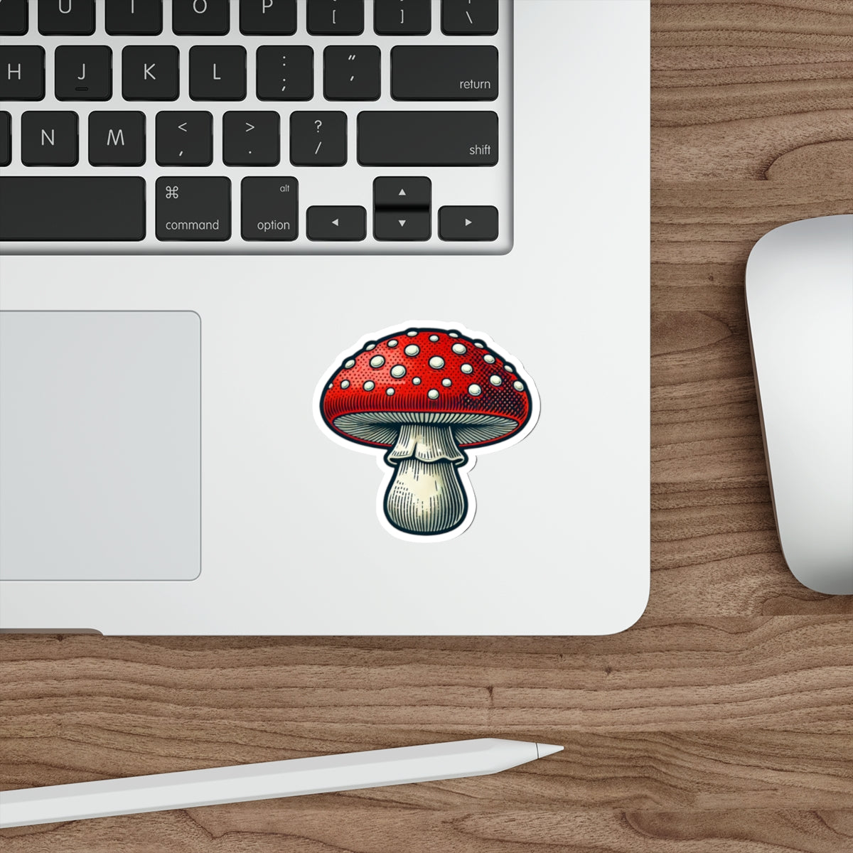 Amanita Mushroom | Retro-Vintage Sticker