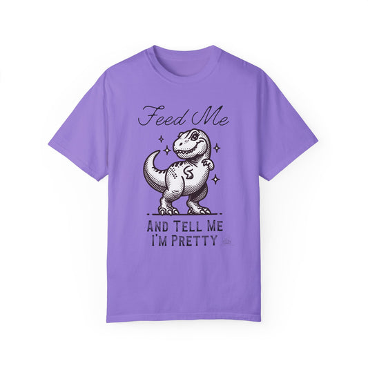 Feed Me & Tell Me I'm Pretty T-Rex | Vintage Comfy Cotton Tee