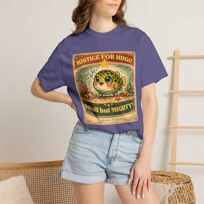 Justice For Hugo | Pea Puffer Fan T-Shirt |